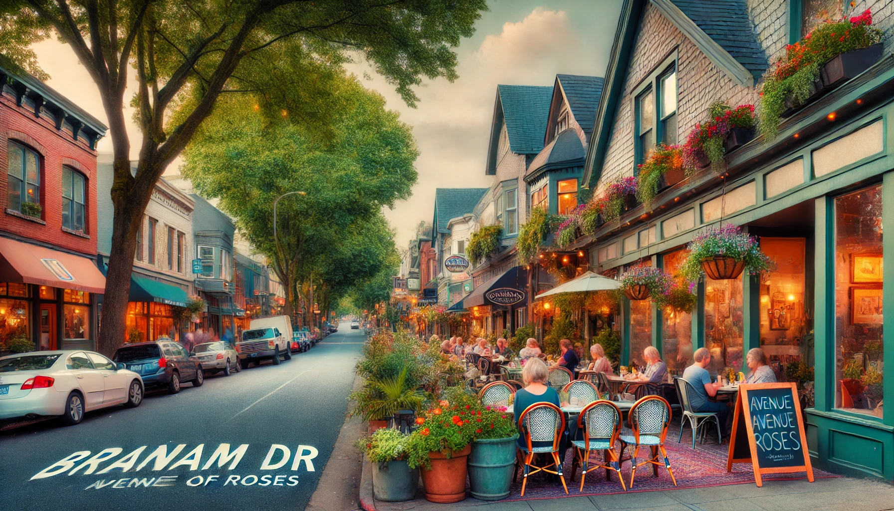 Branam Dr Avenue of Roses Portland Restaurants